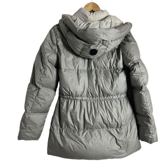 Mackage Freya Gray Hooded Down Puffer Jacket Coat Size Small - Picture 10 of 15